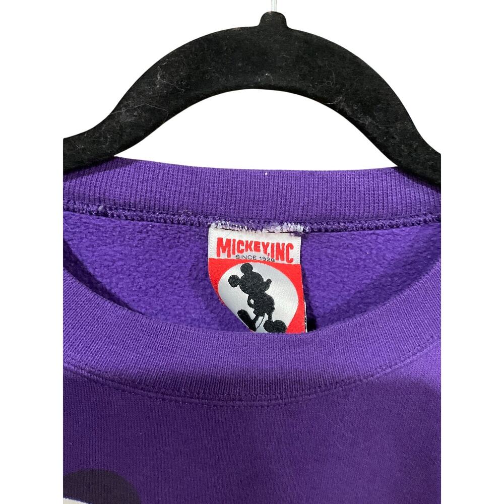 Disney Mickey Mouse Sweatshirt Medium Purple - Picture 2 of 4